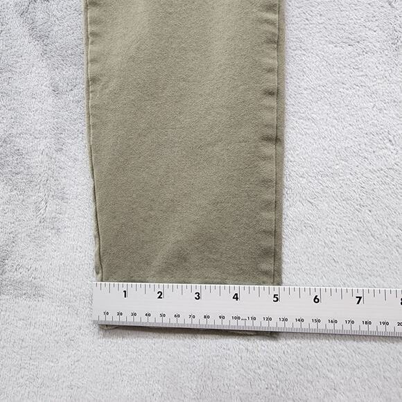 Old Navy Pants Womens 2 Green High Rise Pixie Skinny Ankle Stretch Office Career - Picture 11 of 12